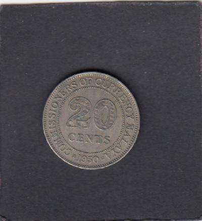 Beschrijving: 20 Cent  GEORGIUS VI